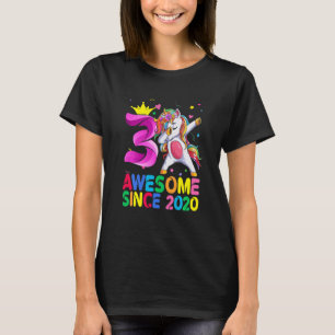 Barn Fantastisk sedan 2020, 3:e födelsedag för Dab T Shirt