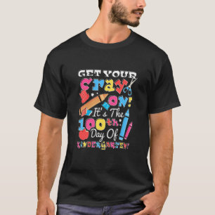 Barn får din matris på 100-dagarsdagen. t shirt