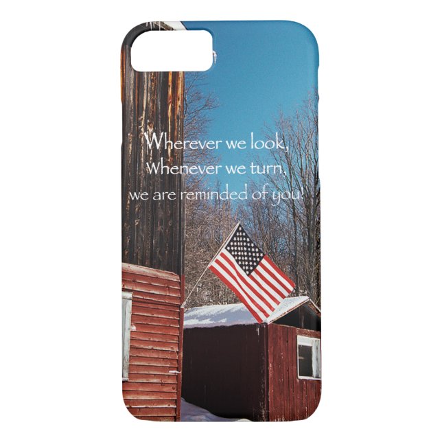 Barn Flagga Patriotic Reminders Case-Mate iPhone Skal (Baksida)