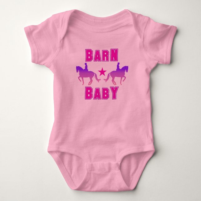 Barn Flicka Dressage Tee Shirt (Framsida)
