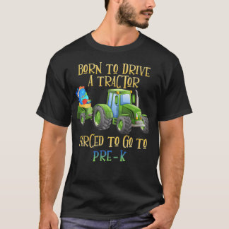 Barn födda för att köra traktor tvingade att gå ti t shirt