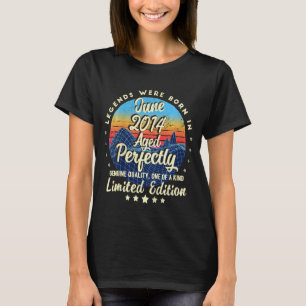 Barn föddes i juni 2014 8 år t shirt