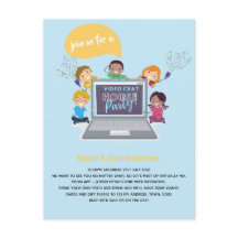 BARN Födelsedags Online Video Chatt Virtuell LiveS