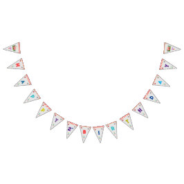 Barn Födelsedagsfest Circus karnival Tema Vimplar