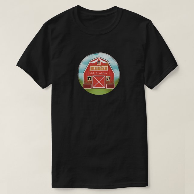 Barn Födelsedagsfest överordnad T Shirt (Design framsida)