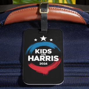 Barn för Harris president Barn älskar Kamala Harri Bagagebricka
