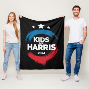 Barn för Harris president Barn älskar Kamala Harri Fleecefilt