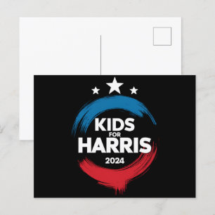 Barn för Harris president Barn älskar Kamala Harri Vykort