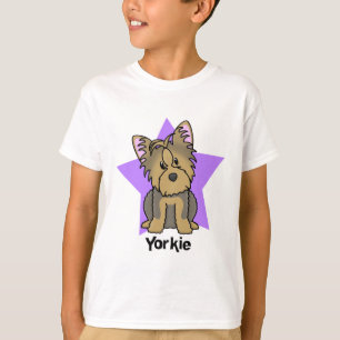 Barn för Kawaii stjärnaYorkshire Terrier Tee Shirt
