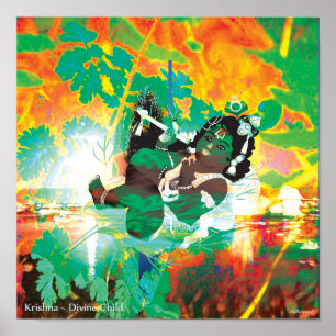 Barn för Krishna ~-präst Poster