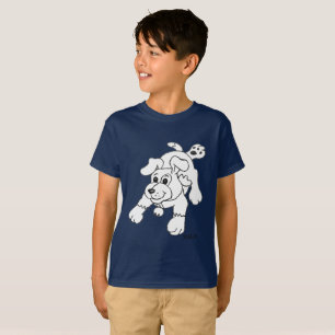 Barn för träpenna Hund T Shirt