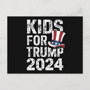 Barn för Trump USA-valet 2024 Vykort