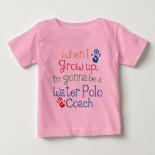 Barn för vattenPololagledare (framtid) Tee Shirt (Framsida)