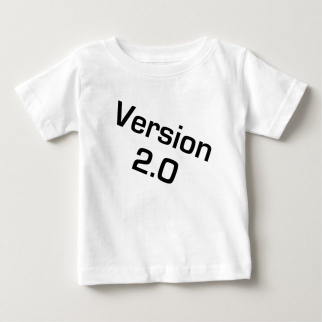 Barn för version 2,0/begynna Geekskjorta Tee Shirt (Framsida)