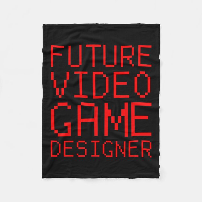 Barn för videospelsdesigner fleecefilt (Framsidan)