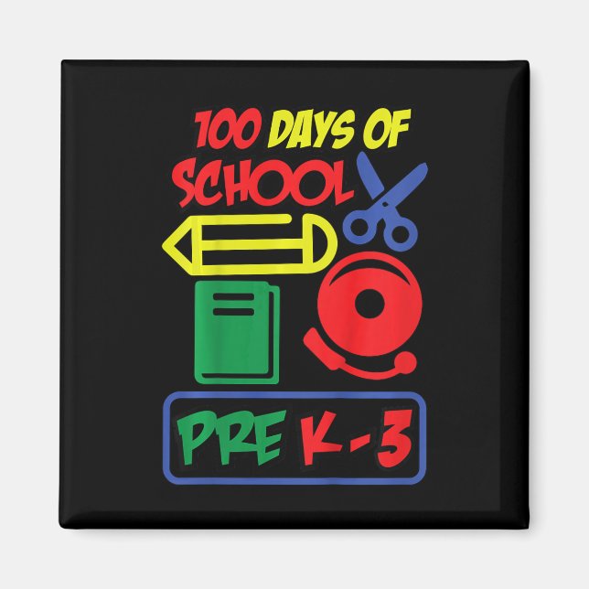 Barn före K-3 - 100 dagar i skolan Magnet (Framsidan)