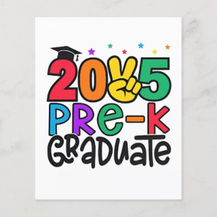 Barn före K Grad 2025 Preschool Prek Studenten