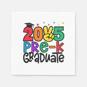 Barn före K Grad 2025 Preschool Prek Studenten Pappersservett