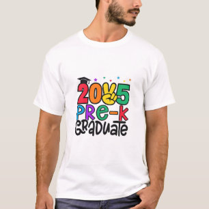 Barn före K Grad 2025 Preschool Prek Studenten T Shirt