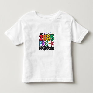 Barn före K Grad 2025 Preschool Prek Studenten T Shirt