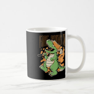 Barn Fore Squad T-rex Dinosaur Golf Spelare Grafis Kaffemugg