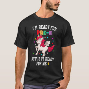 Barn Första dagen för förskola Tillbaka till skol T Shirt