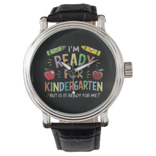 Barn Första dagen för förskoleklass Kul tillbaka t Armbandsur