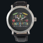 Barn första dagen i Kindergarten-Roligten tillbaka Armbandsur<br><div class="desc">Barnen första dagen i Kindergarten Funny Back to school</div>