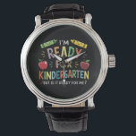 Barn första dagen i Kindergarten-Roligten tillbaka Armbandsur<br><div class="desc">Barnen första dagen i Kindergarten Funny Back to school</div>