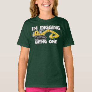 Barn första födelsedagen jag Gräver vara en T-Shir T Shirt