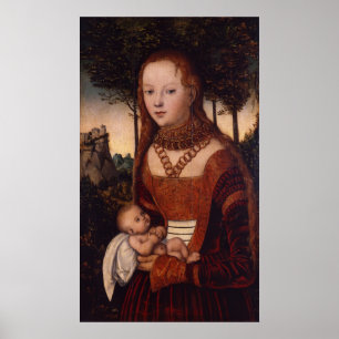 Barn fostrar med barnet poster