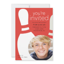 Barn fotobowling födelsedagsfest