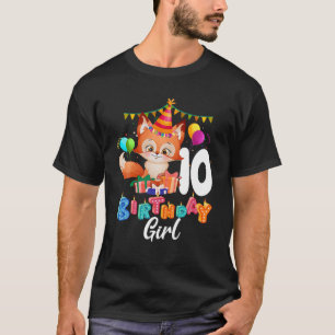 Barn Fox 10:e födelsedag: 10 år gamla pojkar G T Shirt