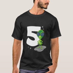 Barn från 5 år gammal pojke 5:e födelsedagen t shirt