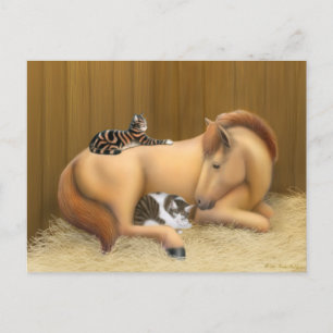 Barn Friends vycard Vykort