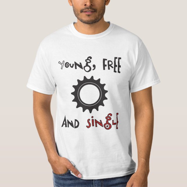 BARN FRIGÖR OCH SINGELN TEE SHIRT (Framsida)
