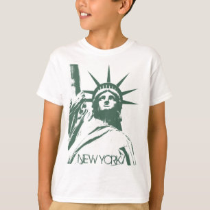 Barn Frihetsgudinnan T-shirt New York T-shirt