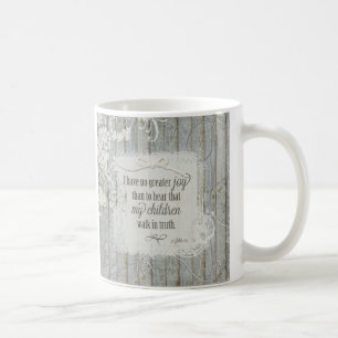 Barn går i sanning - 3 John 1:4 Kaffemugg