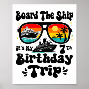 Barn går ombord på fartyget Det är min 7-årsdag 7 Poster