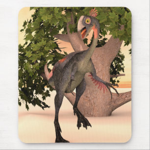 Barn Gigantoraptor Dinosaurie Äventyr Konst Musmatta