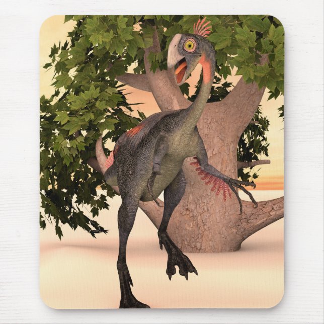 Barn Gigantoraptor Dinosaurie Äventyr Konst Musmatta (Framsidan)
