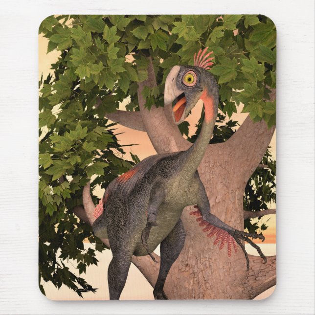 Barn Gigantoraptor Dinosaurie Äventyr Konst Musmatta (Framsidan)