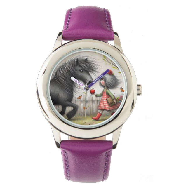 Barn-Girls Watch, Pony Armbandsur (Framsida)