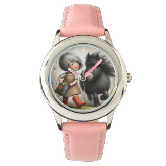 Barn-Girls Watch, Pony Armbandsur