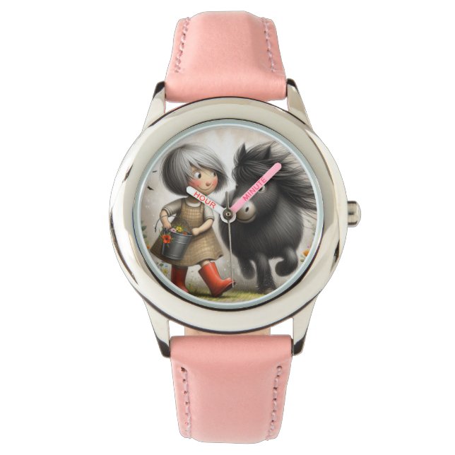 Barn-Girls Watch, Pony Armbandsur (Framsida)