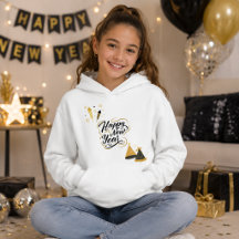 Barn Glad Nyår Hoodie