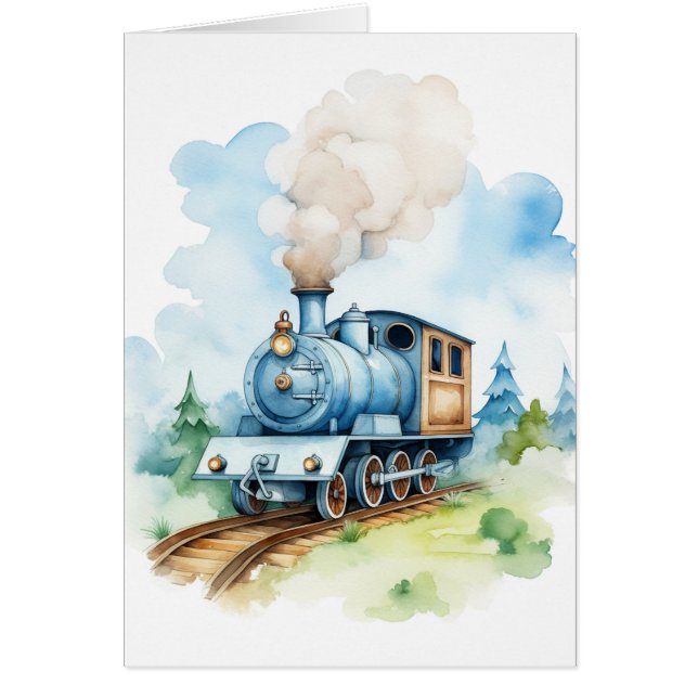 Barn Grattis på födelsedagen Boy Greeting Card tom Hälsningskort (Framsidan)