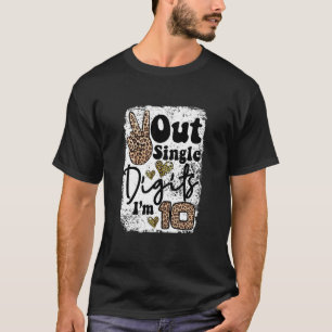 Barn Groovy 10:e födelsedag Barn som lever i ensam T Shirt