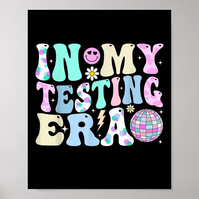 Barn Groovy i min testdagslärare Poster (Framsidan)
