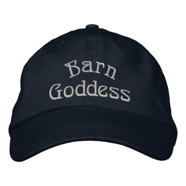 Barn Gudinna Söt Häst Broderad Keps (Framsida)